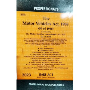 Professional's Motor Vehicles Act, 1988 Bare Act 2023